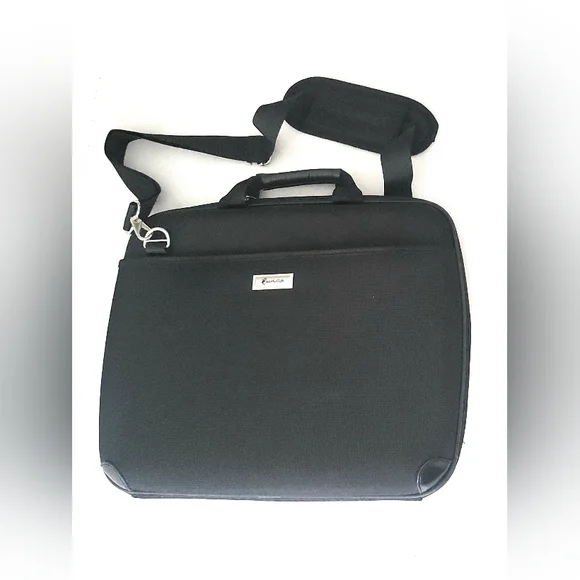 GnarlyFish Black Laptop Bag Sleek Minimalist Design - Picture 2 of 5